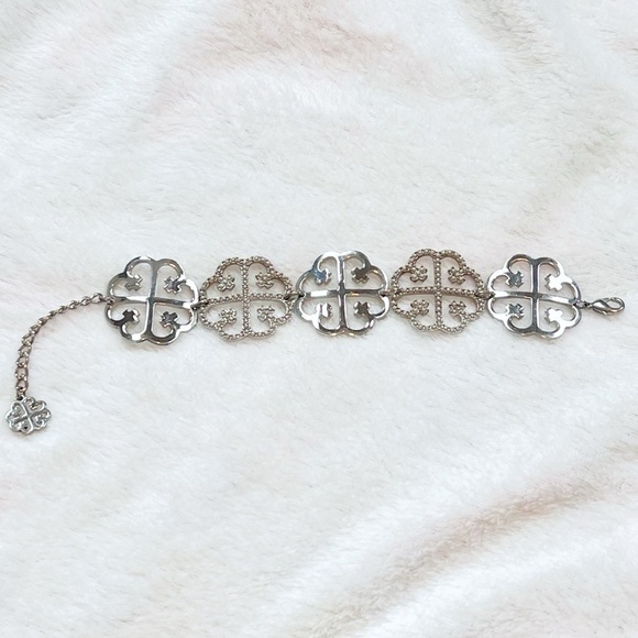 Valeska Vintage Celtic Silver Metal Adjustable Clasp Bracelet Rare - Picture 3 of 7